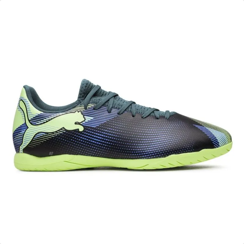 Chuteira Futsal Puma Future 7 Play IT BDP Masculina 45 / preto- verde
