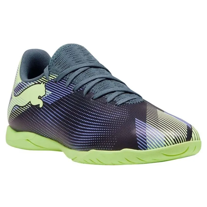 Chuteira Futsal Puma Future 7 Play 37 / Verde e Preto