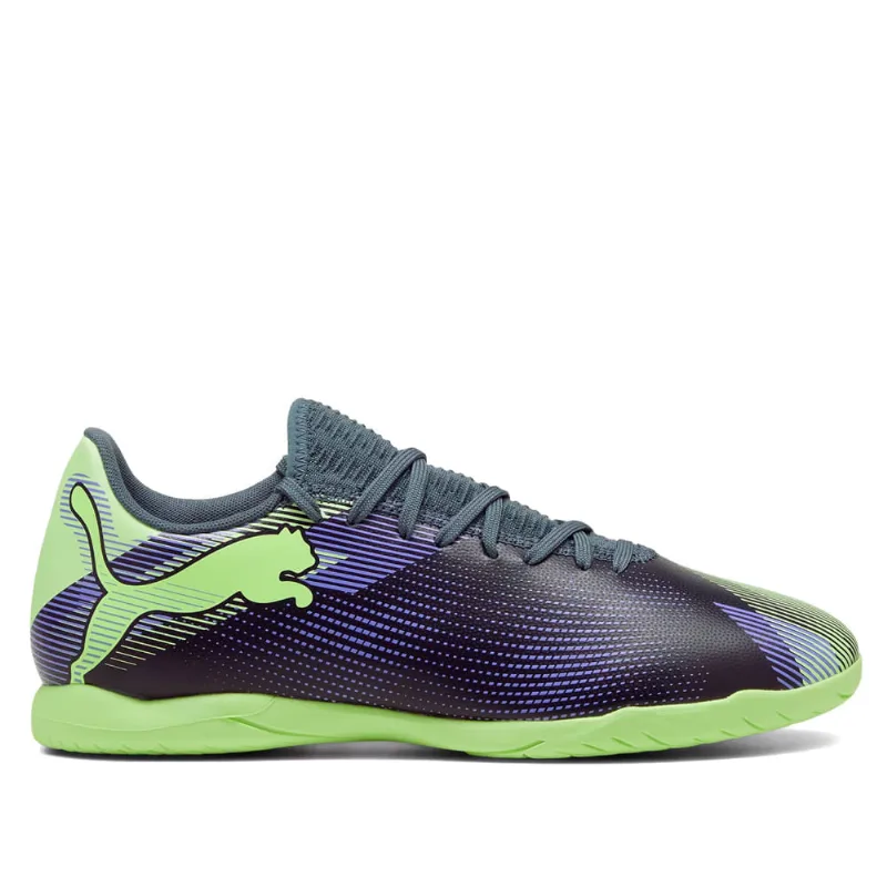 Chuteira Futsal Puma Future 7 Play Marinho/Verde - 38