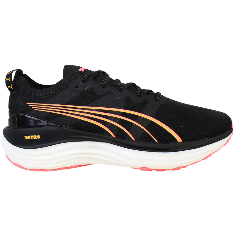 Puma ForeverRun Nitro Womens Black Running Shoes 7.5