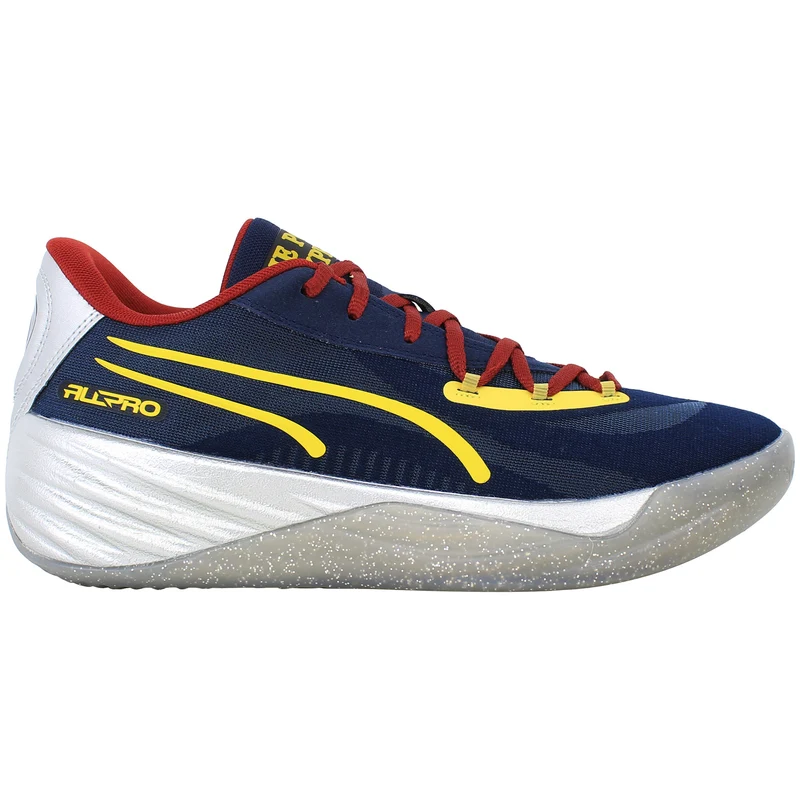 Puma All-Pro Nitro Polar Express Mens Navy Basketball Shoes 10