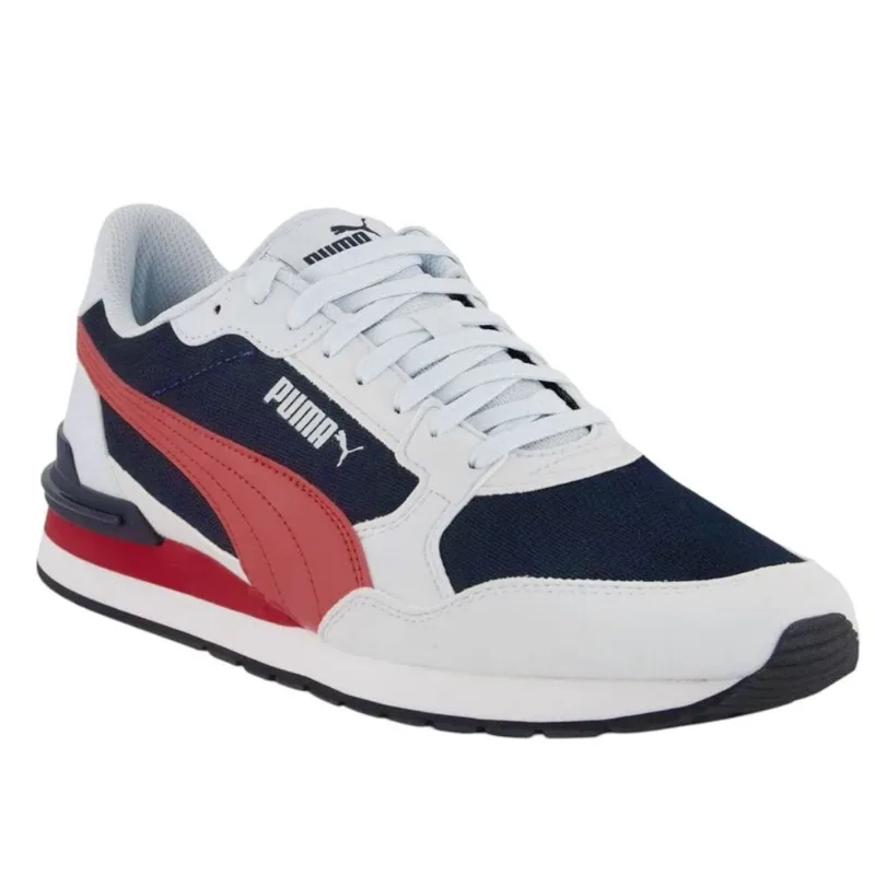 Tênis Puma ST Runner V4 Mesh Masculino 43 / Branco e Marinho