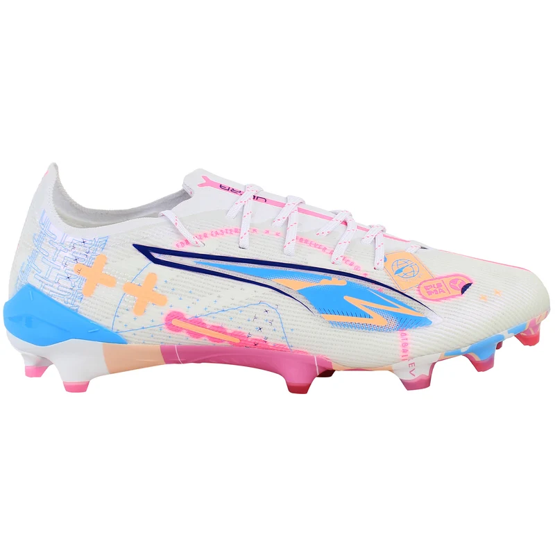 Puma Ultra 5 Ultimate FG Mens White Football Boots 9.5