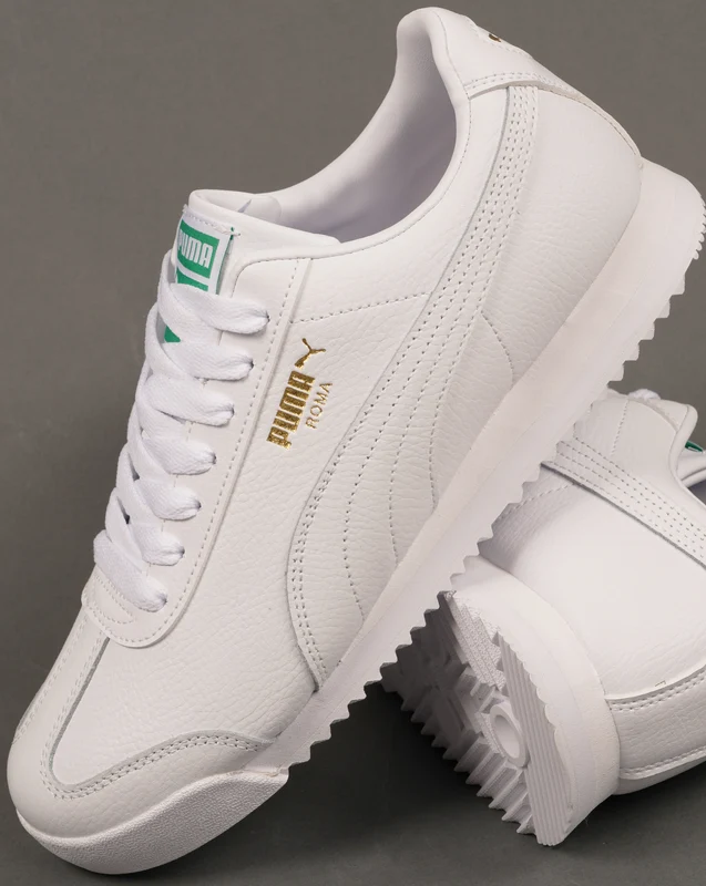 Puma Roma Leather Trainers White 10.5
