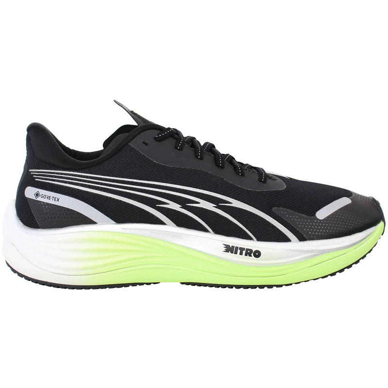 Puma Velocity Nitro 3 Gore-Tex Womens Black Running Shoes 6.5