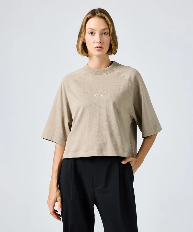 Puma Classics Oversized Tee Bej / L