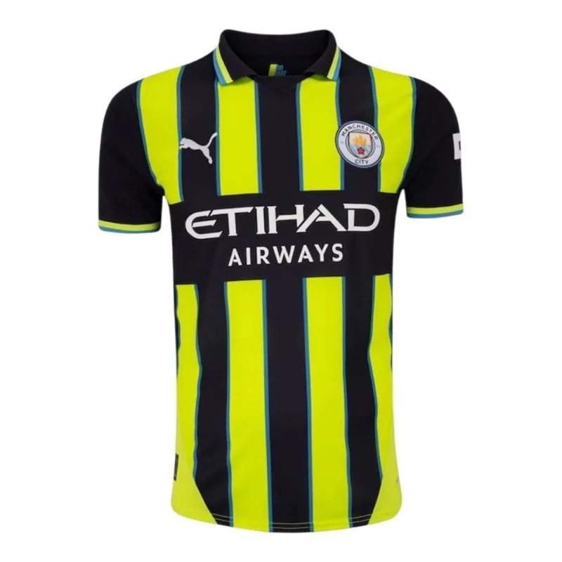 Camisa Puma Manchester City II 2024/25 Torcedor Masculina P / Preto