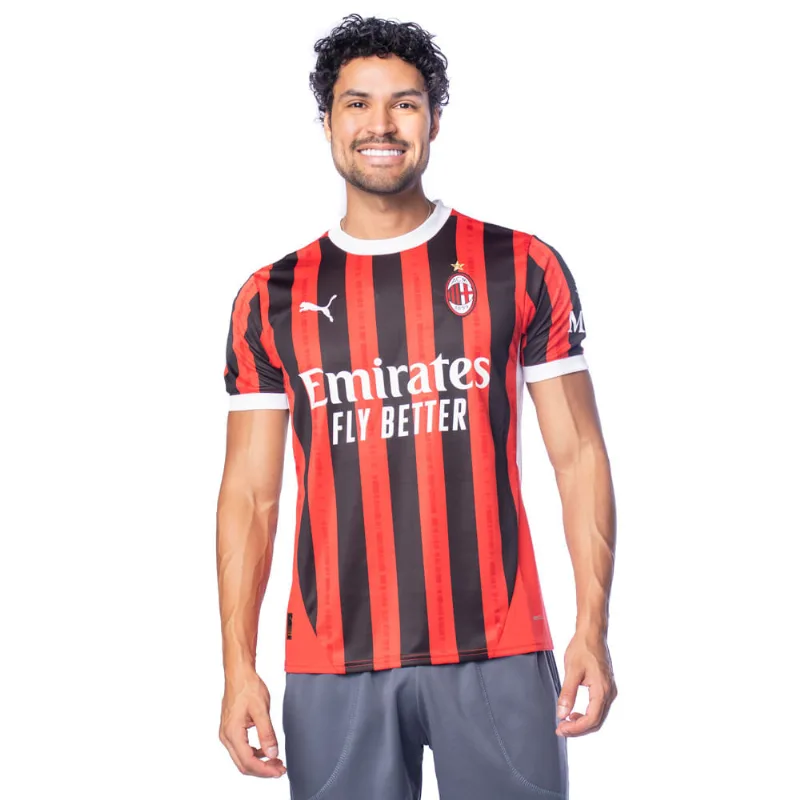 Camisa Masculina Puma AC Milan Vermelho/Preto - G