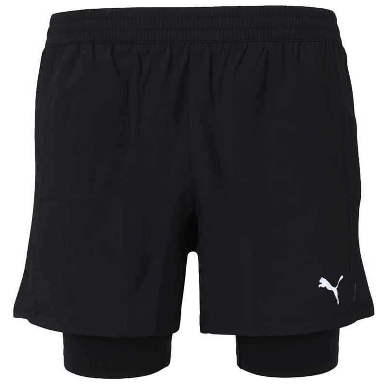 Puma Run Favourite Velocity 2in1 Mens Black Shorts M