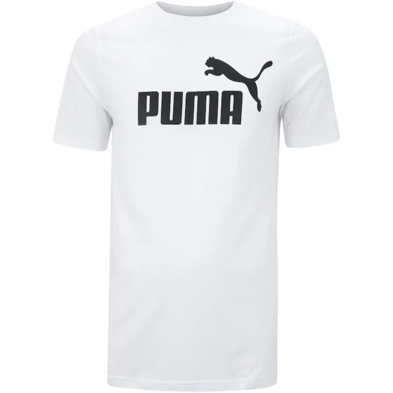Camisa Puma Essential Logo Tee Algodão-Masculino