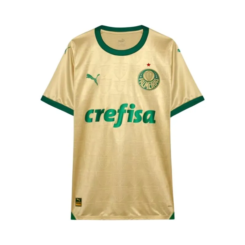 Camisa Palmeiras III 2024/25 Puma Jogador Masculina - Dourada GG