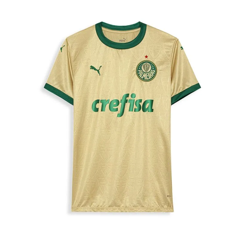 Camisa Palmeiras Puma III 24/25 Torcedor Feminina - Amarela - 4GG