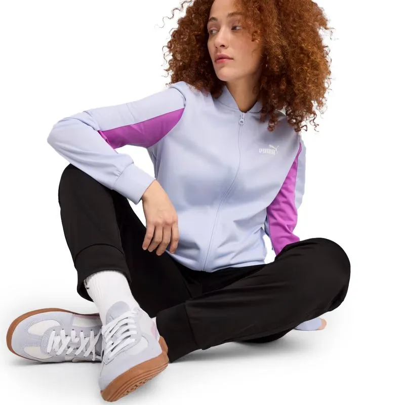 Conjunto Agasalho Baseball Puma Poly Suit Feminino Azul AZUL/PRETO - P