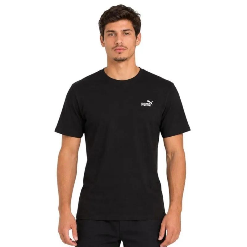 Camiseta Puma Ess 2 Color Small No.1 Logo Masculina G / Preto