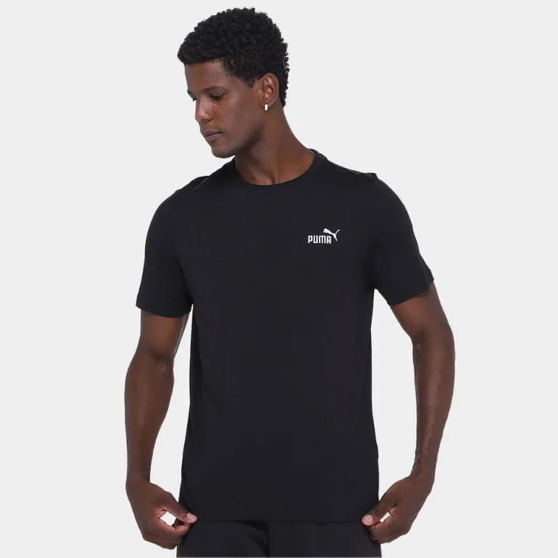 Camiseta Puma Small n. 1 Logo Masculina - Masculino - Preto