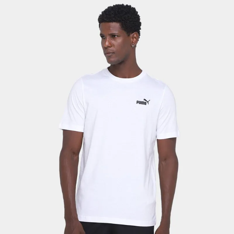 Camiseta Puma Small n. 1 Logo Masculina - Masculino - Branco