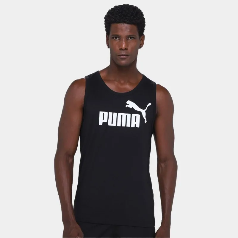 Regata Puma n. 1 Logo Tank Masculina - Masculino - Preto