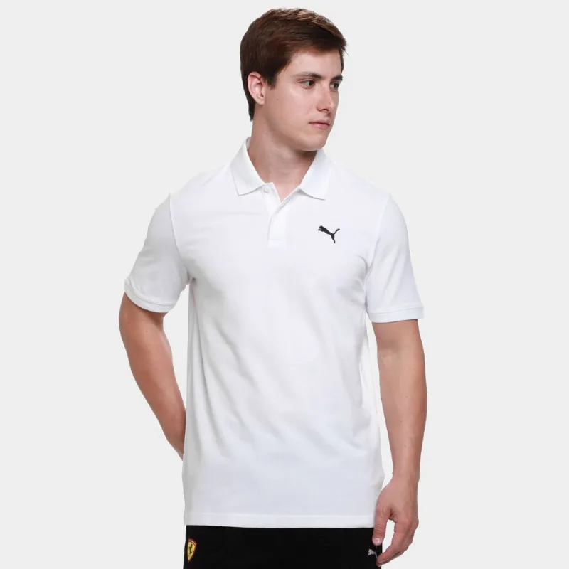 Camisa Polo Puma Ess Piqué Masculina - Masculino - Branco