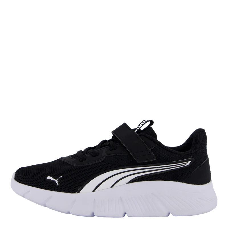 Tênis Infantil Puma FlexFocus Modern Casual Preto/Branco - 31