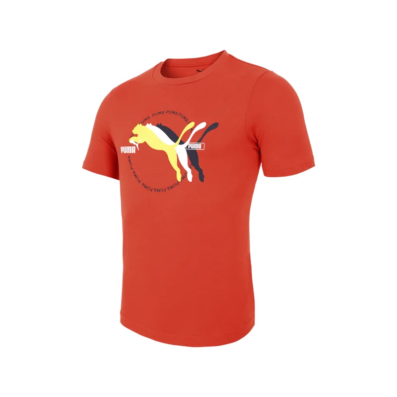 Playera Puma Casual Graphics Multiple Cat Hombre 684826 15 GD