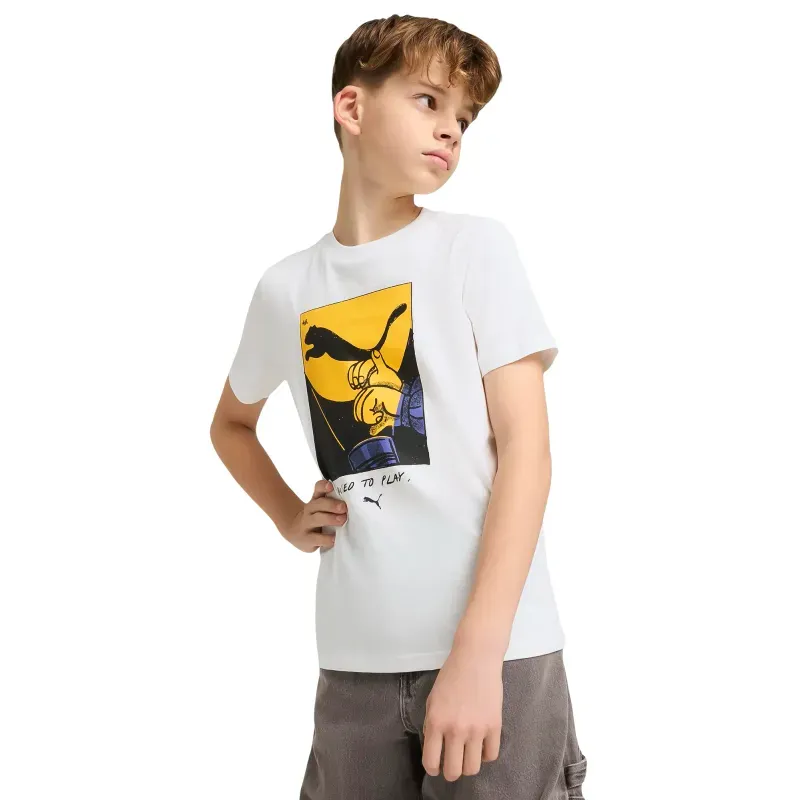 Playera Puma Casual Graphics III Niño 629873 02 11-12 Años