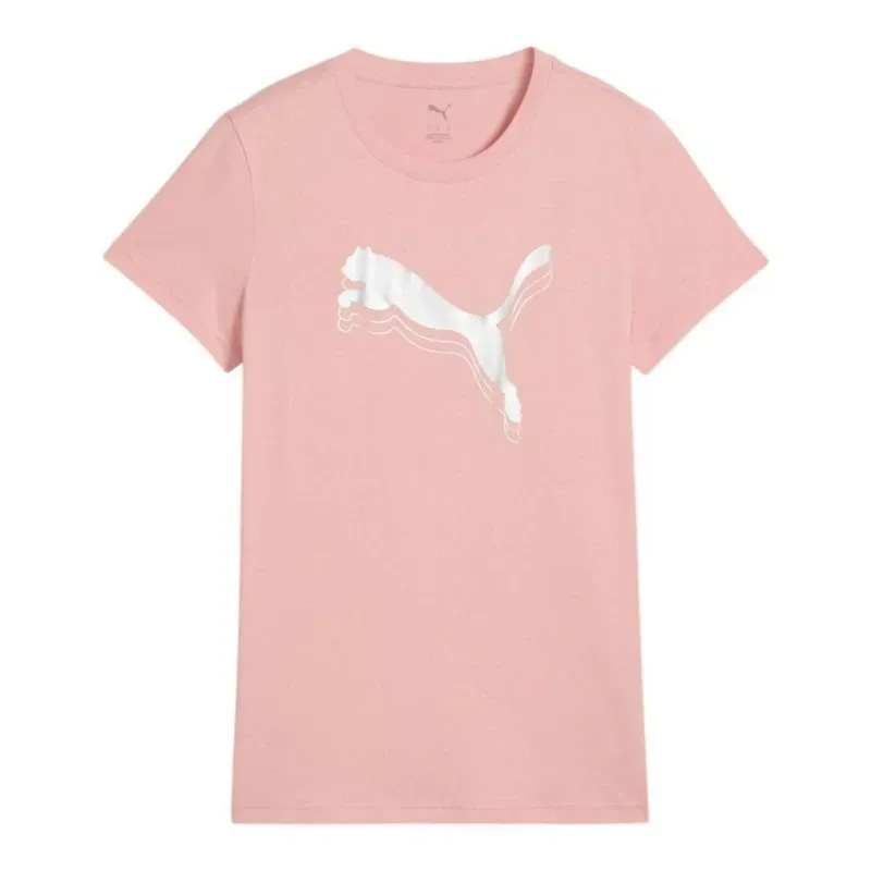Camiseta Casual Feminina Puma Rosa G