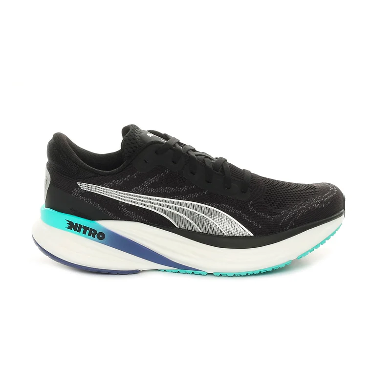 Scarpa da Running Uomo Puma Magnify Nitro 2 Nero Azzurro 42 1/2