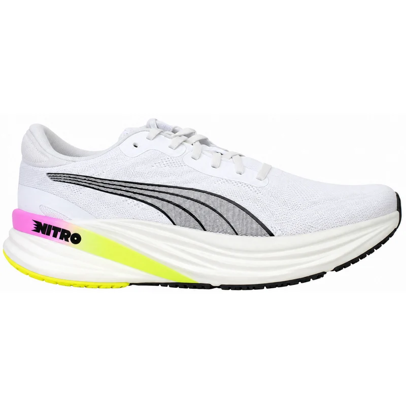 Puma Magnify Nitro 2 Womens White Running Shoes 6.5