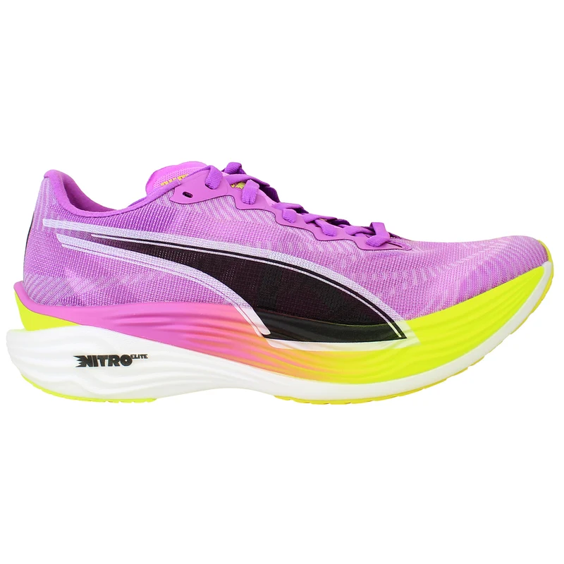 Puma Deviate Nitro Elite 3 Mens Purple Running Shoes 12