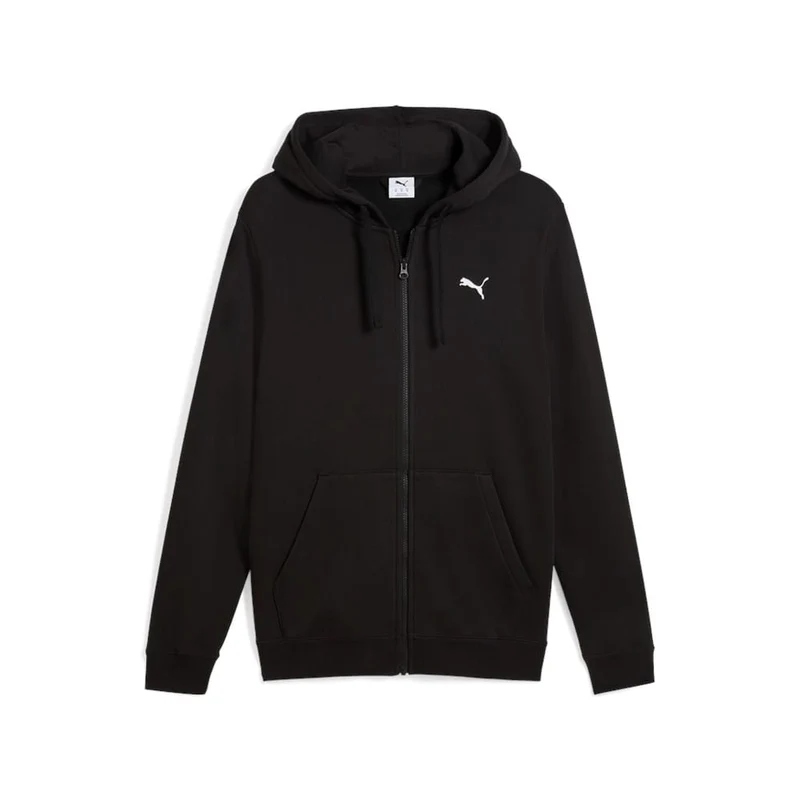 Puma Mens Essentials Full-Zip Hoodie - Puma Black Puma Black / 4XL