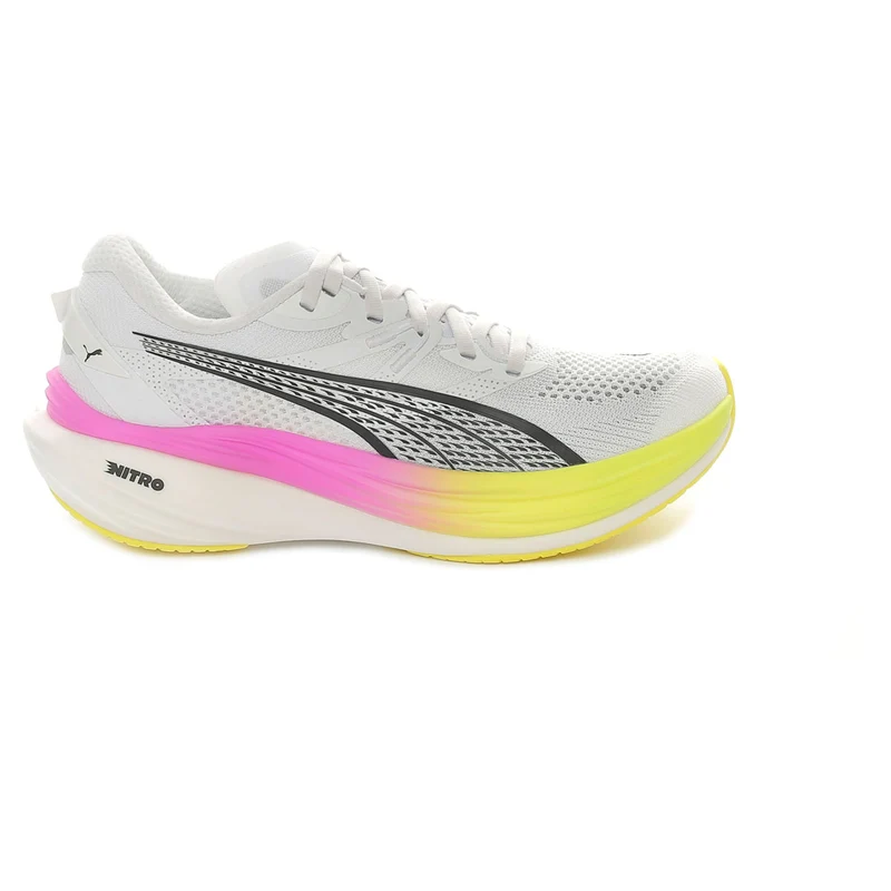 Scarpa da Running Donna Puma Deviate Nitro 3 Bianco Nero Lime 38