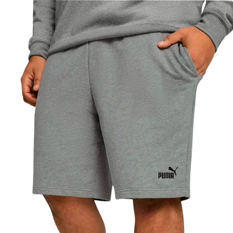 Bermuda Puma Essentials No.1 Logo Masculina G / Cinza