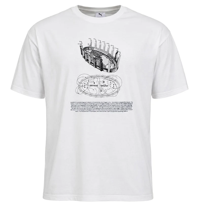 Puma x Harry Potter Oversized Mens White T-Shirt L