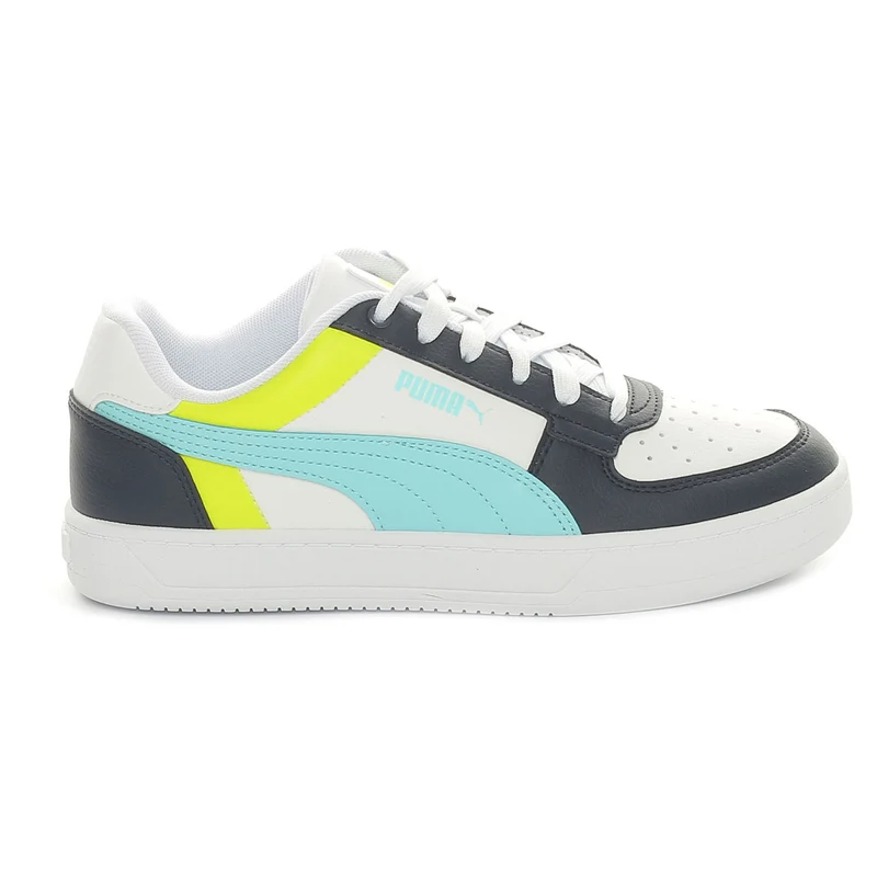 Sneakers Bambino Puma Caven 2.0 Block Bianco Azzurro 37
