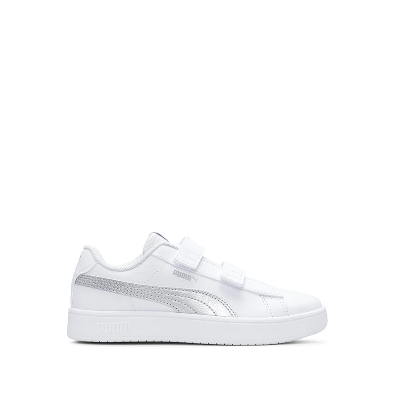 Sapatilha Casual Menina Pele Sintética RICKIE CLASSIC Branco E Prata 32