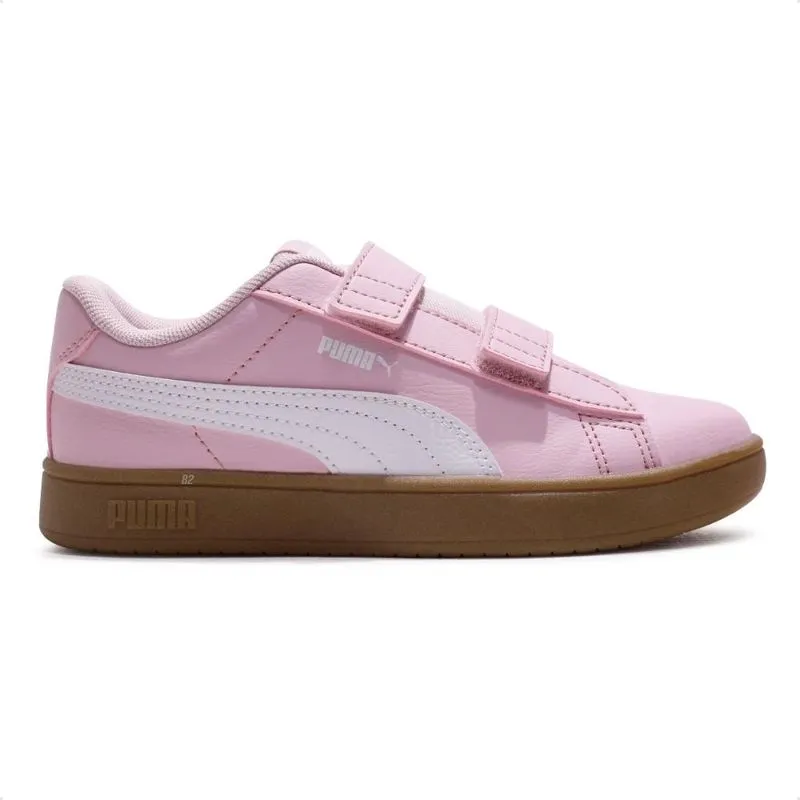 Tênis Puma Rickie Classic V PS Infantil 27 / rosa/branco