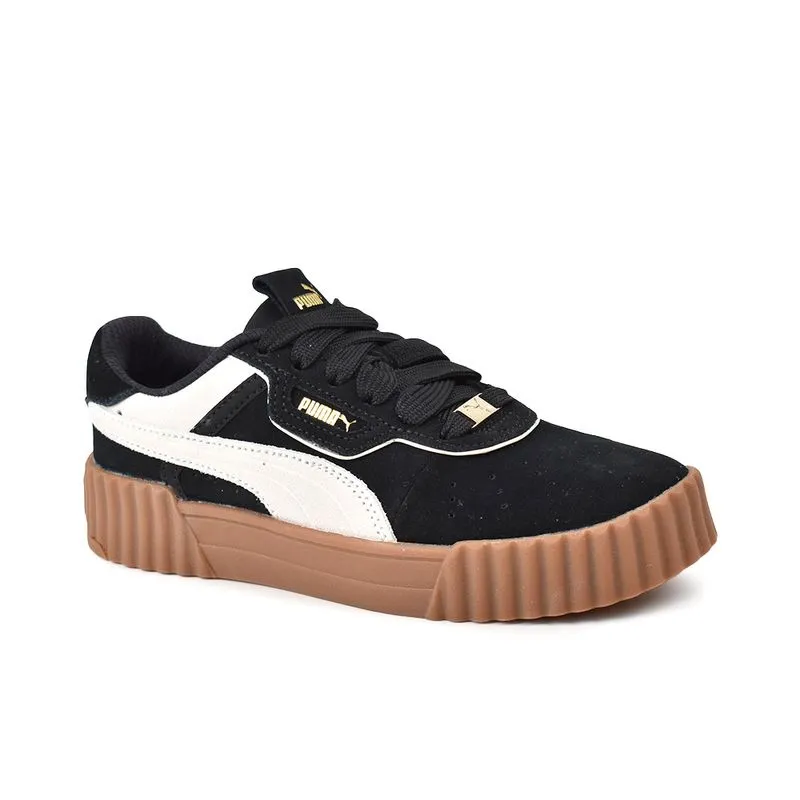 Zapatilla Puma Carina 3.0 Luxe Talle: 36 - Color: Negro/Blanco