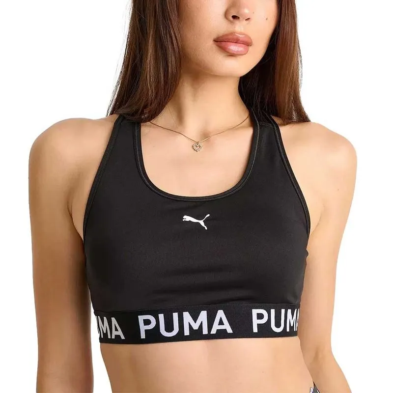 Top Puma 4Keeps Elastic Talle: M - Color: Negro