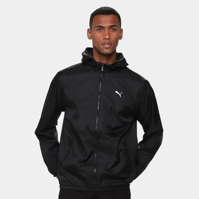 Jaqueta Puma Ess Regular Windbreaker Masculina - Masculino - Preto