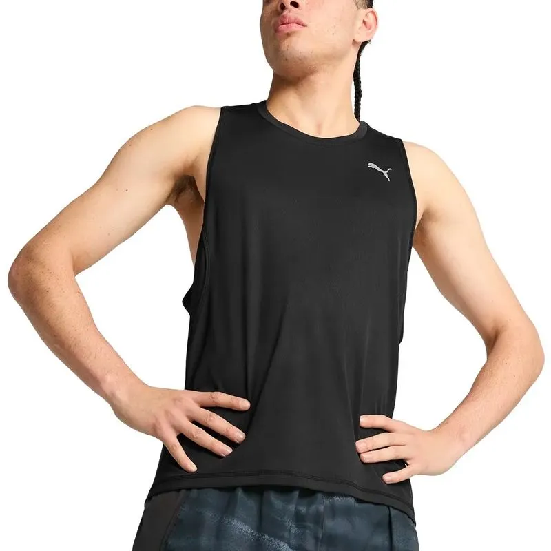 Musculosa Puma Run Velocity Negra Talle: S - Color: NEGRO