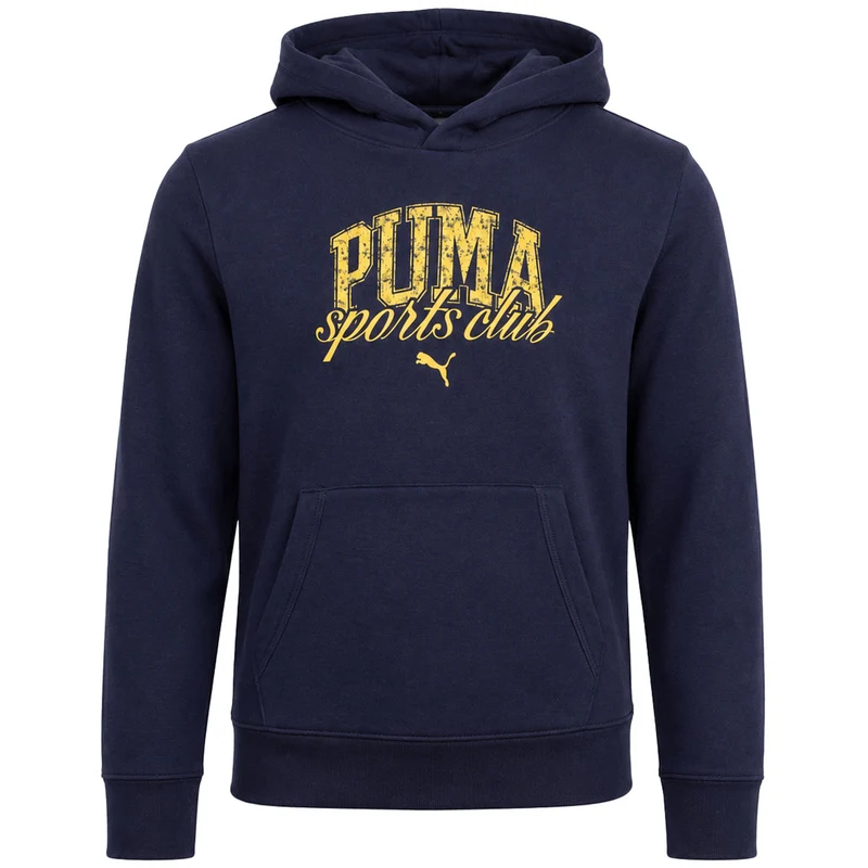 Puma Class Kids Navy Hoodie 5-6Y
