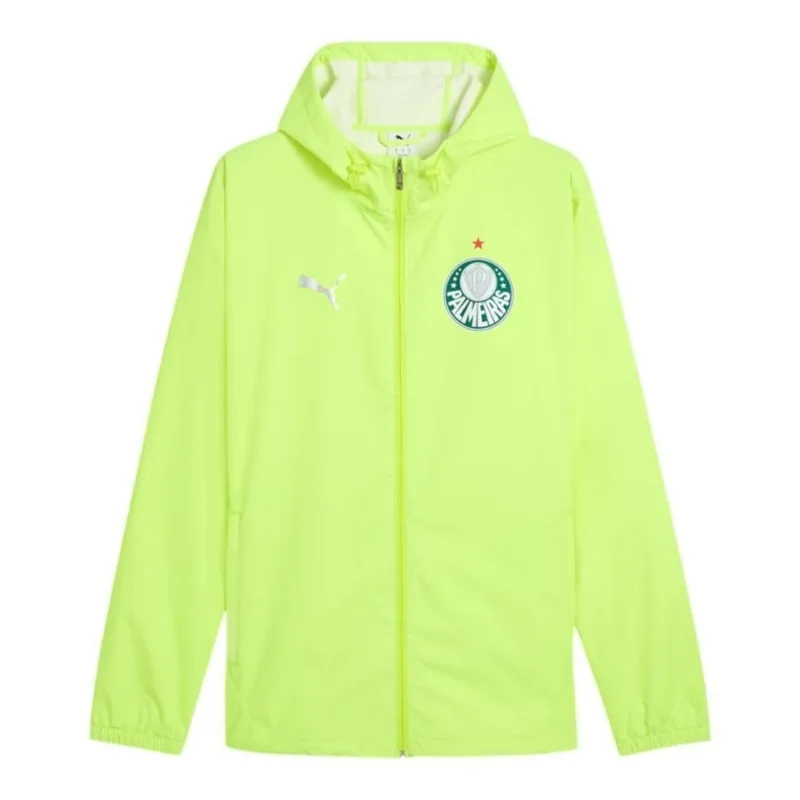 Jaqueta Puma Palmeiras All-Weather Training 2025 Masculina G / Amarelo