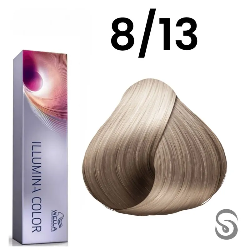 Wella Illumina Color Coleção Inverno 8/13 Louro Claro Cinza Dourado 60ml UNICA