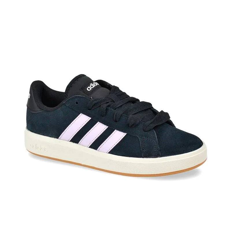 Zapatilla Adidas Grand Court Base 00s Talle: 38.5 - Color: Negro/Lila