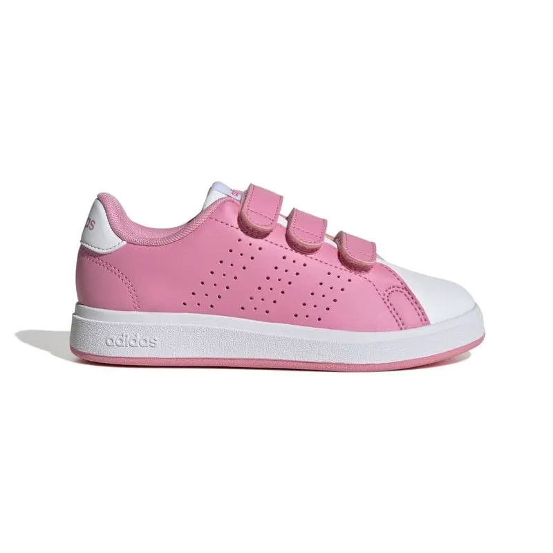 Tênis Casual Adidas Advantage Base Infantil Rosa 32