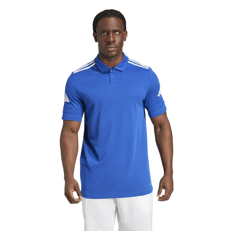Polo Uomo Adidas Squadra25 Blu Bianco L