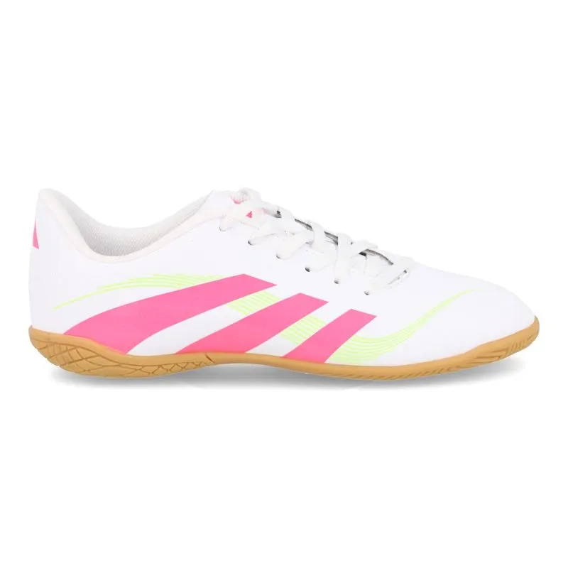 Chuteira Adidas Pred Artilheira 25 Futsal Infantil Branca BRANCO/PINK - 36