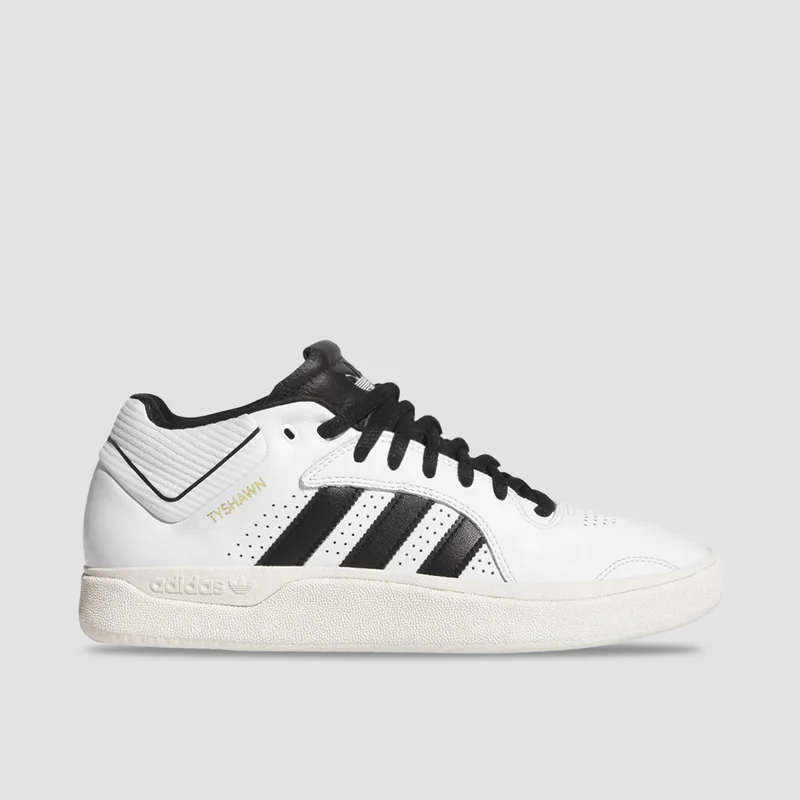 adidas Tyshawn Mid Top Shoes - Ftwr White/Core Black/Ftwr White 8uk / Ftwr White/Core Black/Ftwr White
