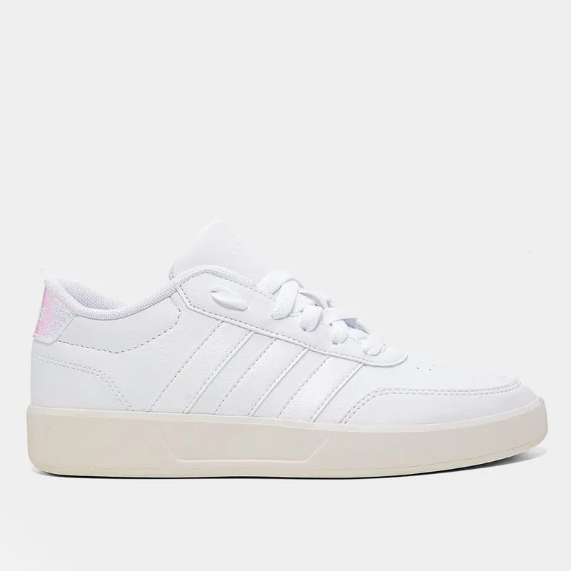 Tênis Adidas Breaknet Feminino - Feminino - Branco+Azul Claro