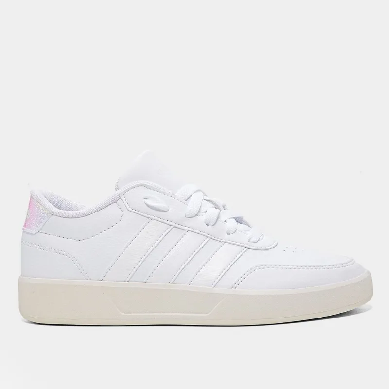 Tênis Adidas Breaknet Feminino - Feminino - Branco+Azul Claro